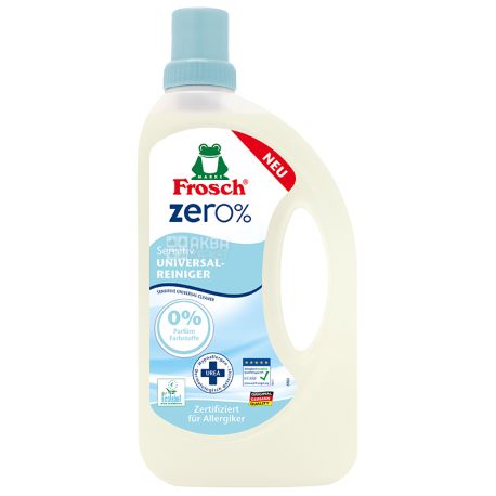 Frosch Zero Sensitiv, 750 мл, Чистящее средство, Универсальное