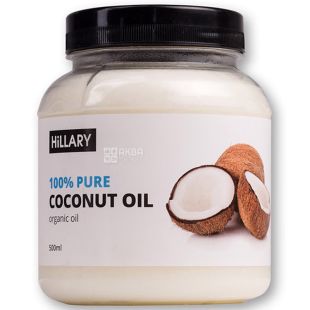 Hillary, 500 мл, Кокосовое масло рафинированное 