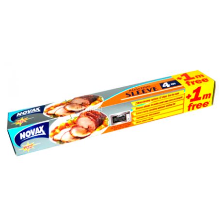 Novax Home Star, 4 + 1 м, Рукав для запікання з кліпсою