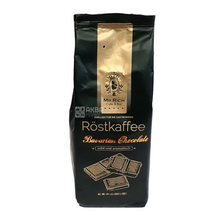 Mr.Rich Bavarian Chocolate, 250 г, Кофе Мистер Рич Баварский Шоколад, средней обжарки, молотый 