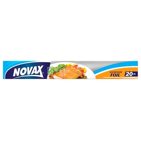 Novax, 20 м, Фольга алюминиевая