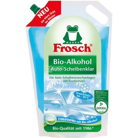 Frosch, Auto-Scheibenklar, 1,8 л, Зимовий омивач скла, з біо-алкоголем, -30 ° С