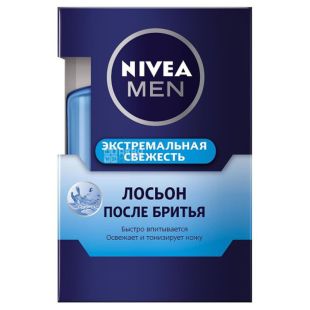  Nivea Men, 100 мл, Лосьон после бритья, Экстремальная свежесть 