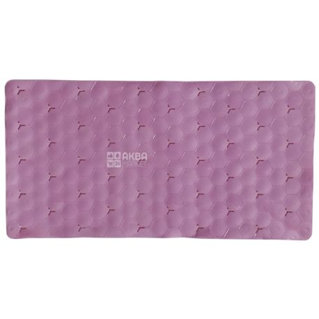 Krion Plus, Коврик для ванны, противоскользящий, силикон, ассорти, 700х380 мм