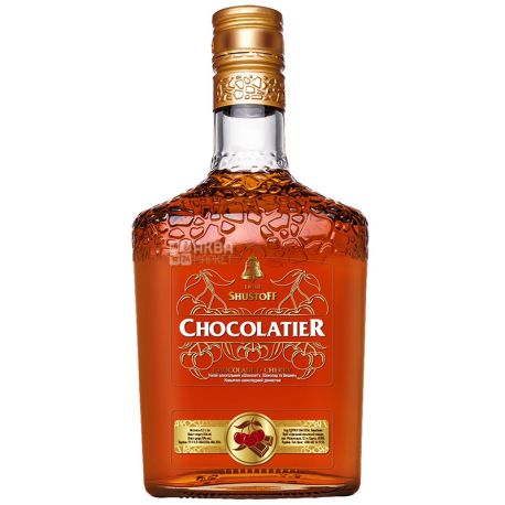 Shustoff Chokolatier, Напиток алкогольный со вкусом вишни и шоколада, 0,5 л