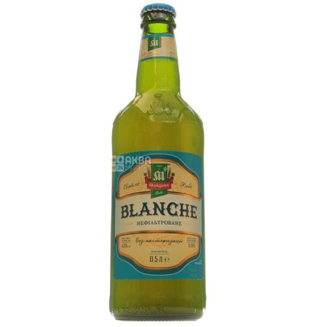Микулин Blanche, 0,5 л, Пиво светлое нефильтрованное, стекло