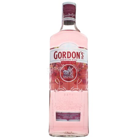 Джин, 37,5 %, 0,7 л, ТМ Gordon's Premium Pink