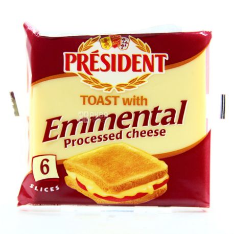 President Emmental, Плавленый сыр, 40 %, 120 г 
