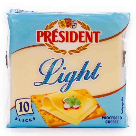 President Light, Плавлений сир, 8,5 %, 200 г