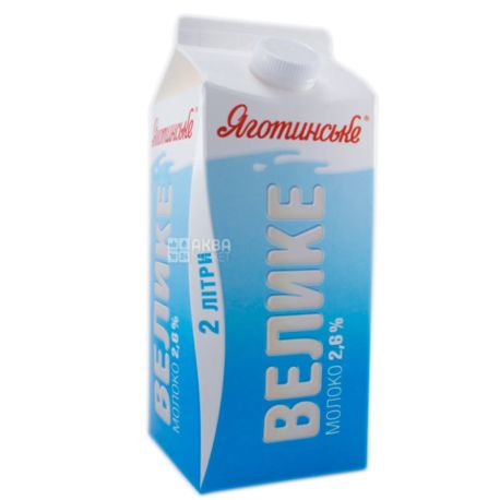 Yagotinskoe, Big Milk, 2.6%, 2 l