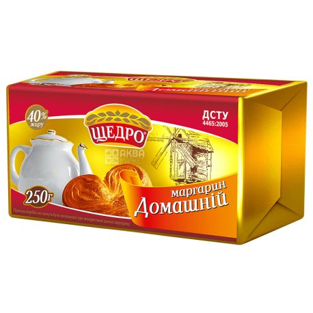 Generously homemade margarine, 40%, 250g