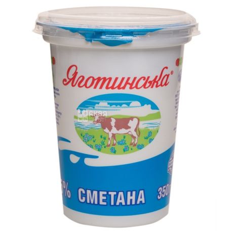 Yagotinskoe, Sour cream, 15%, 350 g