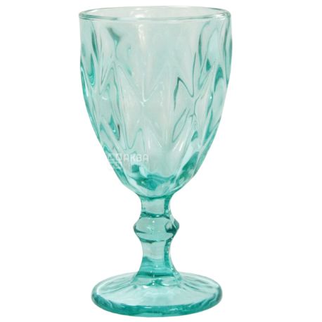 Amethyst glass, turquoise 350 ml, box, TM Olens