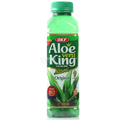 OKF, Aloe Vera King Original, 0,5 л, ОКФ, Напиток соковый из алоэ, негазированный, ПЭТ