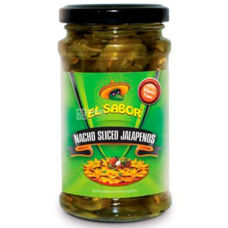 Консервований перець, Халапеньо, 225 г, ТМ El Sabor