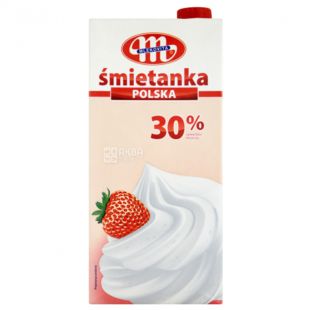 Mlekovita, 1 л, Сливки взбитые, ультрапастеризованные, 30%