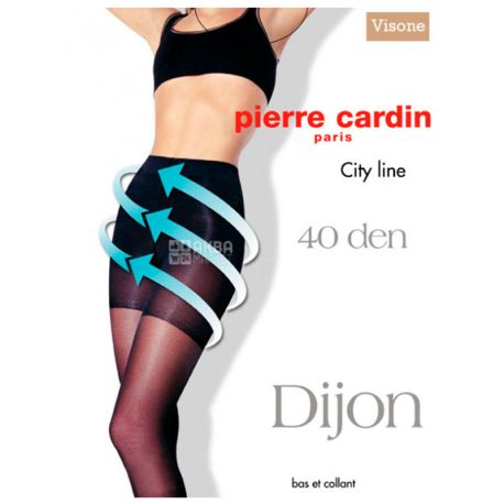 Pierre Cardin Nuance, Колготки женские телесные, 2 размер, 40 ден