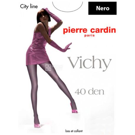 Pierre Cardin Nuance, Колготки женские черные, 4 размер, 40 ден