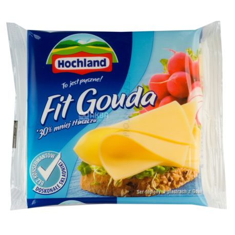 Hochland Gouda, Сир плавлений Гауда Фіт, 130 г