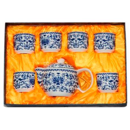 Olens Blue rain, Tea set for 6 persons