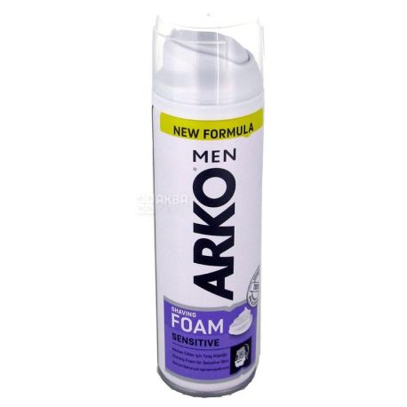 ARKO Men, Sensitive, 200 мл, Піна для гоління, Для чутливої шкіри