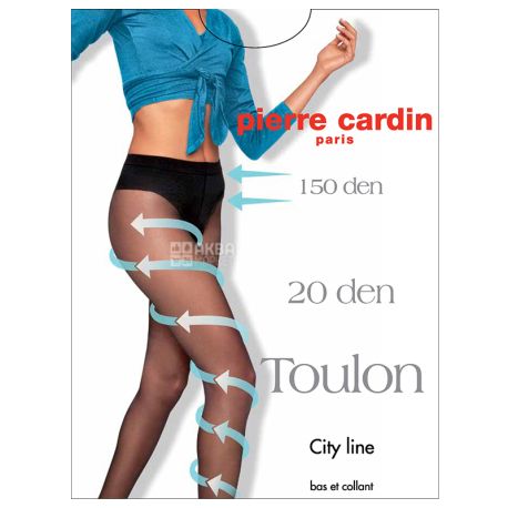 Pierre Cardin Toulon, Колготки женские телесные, 3 размер, 20 ден