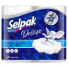 Selpak Deluxe, 4 рул., Туалетная бумага Селпак Делюкс, 3-х слойная