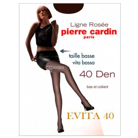 Pierre Cardin Evita, Колготы женские черные, размер 3, 40 ден