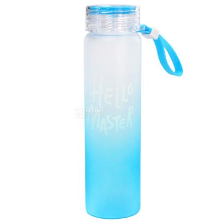 Water bottle Master, plastic, 550 ml, assorted, TM Olens