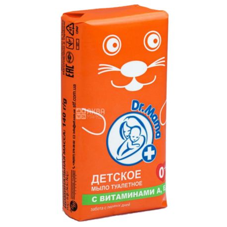 Baby soap without fragrances, 140 g, TM Dr. Mama
