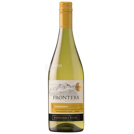 Frontera Chardonnay, Вино белое полусухое, 0,75 л