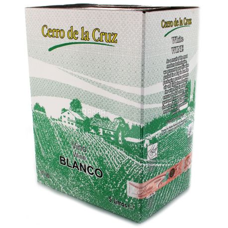 Cerrо de la Cruz Blanсo, Вино белое сухое, 5 л