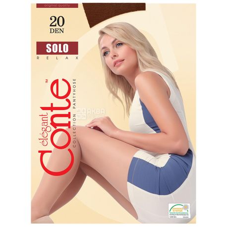 Conte Solo, колготи жіночі мокка, 4 розмір, 20 ден