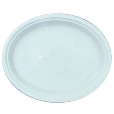  Promtus, Plates plastic oval 31 * 25 cm, 100 pcs.