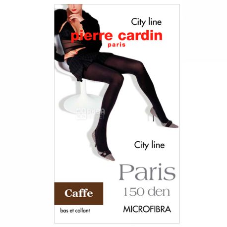 Pierre Cardin Paris, Колготки жіночі коричневі, 4 розмір, 150 ден