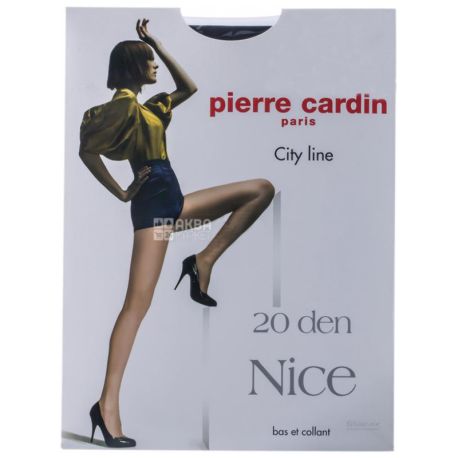 Pierre Cardin Nice Maxi, Колготки женские черные, ХL размер, 20 ден