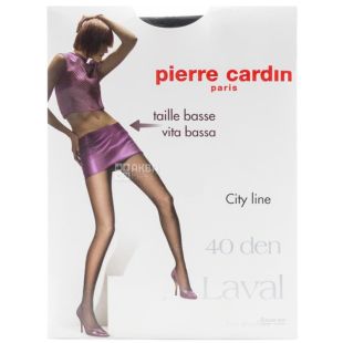 Pierre Cardin Laval, Колготки жіночі чорні, 2 розмір, 40 ден