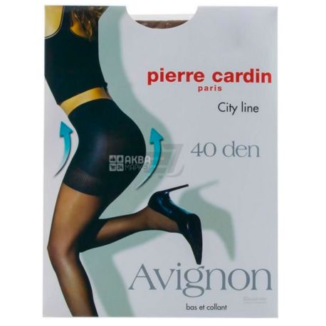 Pierre Cardin Avignon, колготи жіночі сіро-коричневі, 4 розмір, 40 ден