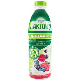 Lactel, Лактония Лесная ягода, Закваска 1,5%, 870 г