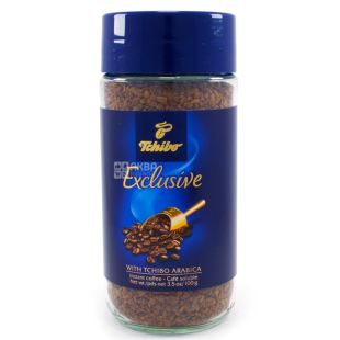 Tchibo Exclusive, 100 г, Кофе Чибо Эксклюзив, растворимый, стекло
