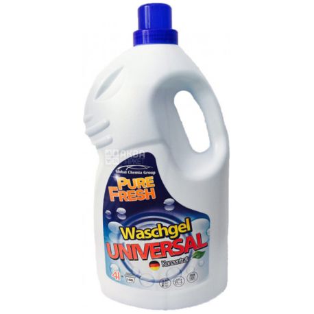 Pure Fresh Universal, Рідкий гель-концентрат для прання, 4 л