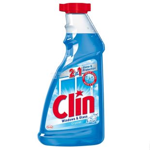  Clin Сrystal, 500 мл, Засіб миття для вікон, універсальний, запаска
