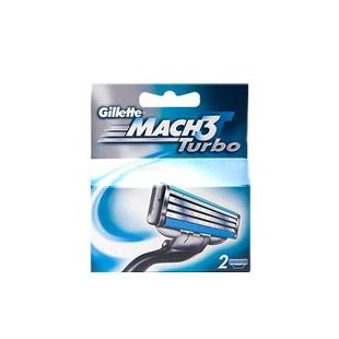 Gillette 2 шт. Mach3 Turbo Картриджи для бритья 