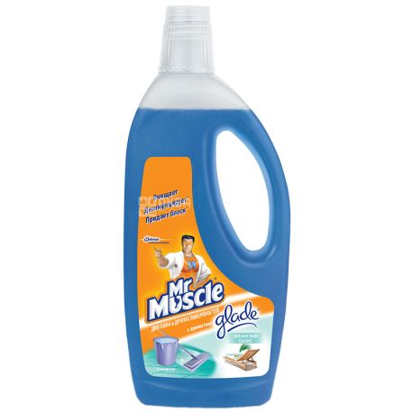Mr. Muscle Ocean Breeze, Floor Cleaner, 750 ml