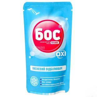 Бос плюс, 100 мл, Гель відбілювач, кисневий для білих тканин