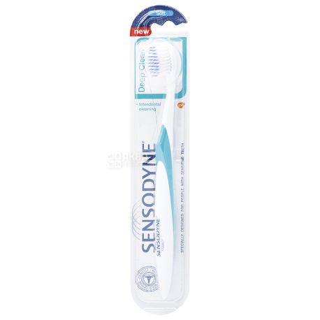 Sensodyne, Глубокое очищение, 1 шт., Зубная щетка мягкая