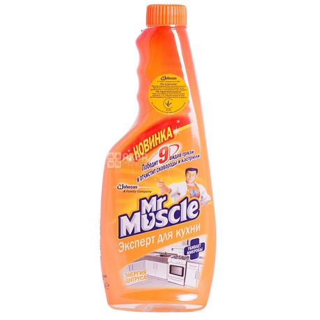 Mr. Muscle Эксперт, 450 мл, Средство для кухни, Энергия цитруса, запаска