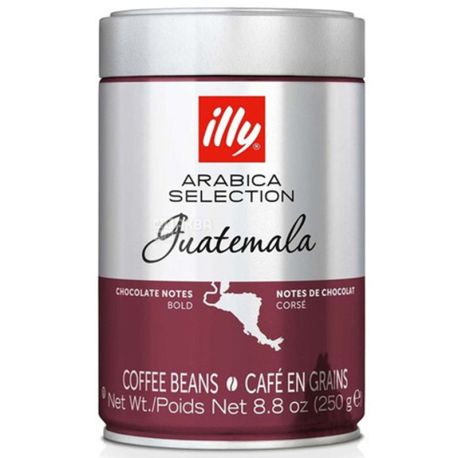 illy Monoarabica Guatemala, Grain Coffee, 250 g