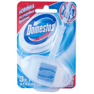 Domestos Сила 3в1, 40 г, Доместос, Блок для унитаза, Атлантик Доместос
