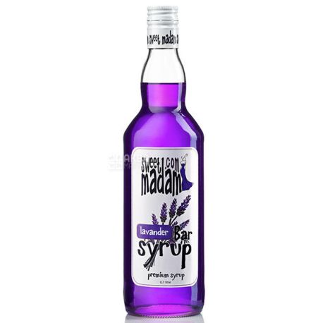 Sweet Madam, Lavander, 0,7 л, Сироп Свит Мадам, Лаванда, стекло